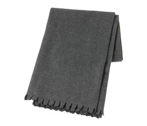 Fleecedeken grijs