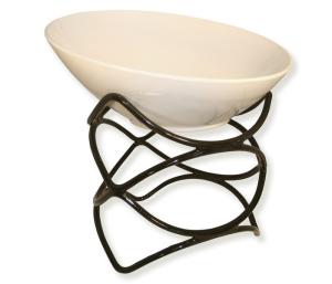 Buffetverhoger zwart - 20cm