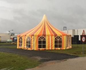 Pagodetent "Sfeer" 6-Hoek / 65 m2