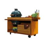 Barbecue tafel met Big Green Egg Large