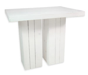 Statafel steigerhout wit 120x80cm