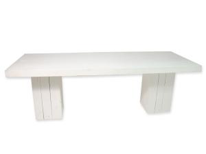 Dinertafel steigerhout wit 240x90cm