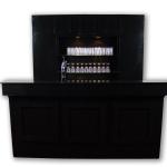 Luxe bar Retro zwart – 2,1m
