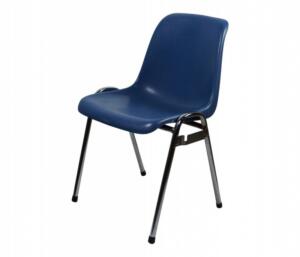 Kuipstoel koppelbaar blauw