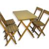 Klaptafel Bistro Parade met 4 stoelen - 'Festival kwaliteit'