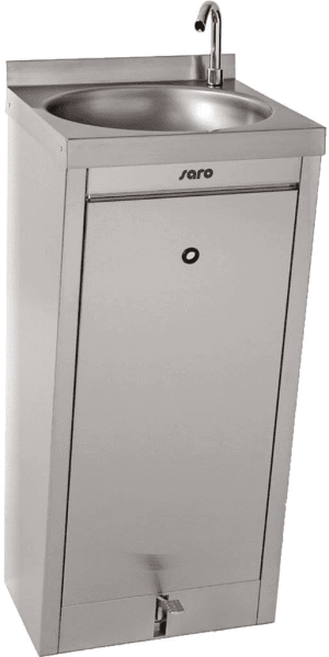 Handwasbak met voetbediening