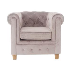 Chesterfield fauteuil Malibu grijs