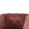 Fauteuil Malibu Velours - Oud Roze