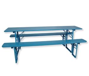 Bankenset blauw  - 'Festival kwaliteit'