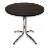 Tafel rond zwart 80cm