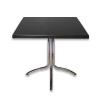 Dinertafel zwart 80x80cm