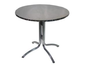Tafel aluminium rond 80cm