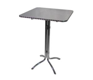 Statafel aluminium 80x80cm