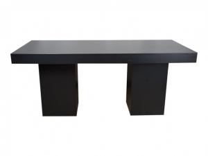 Dinertafel Milano zwart - 180x80cm