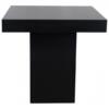 Dinertafel Milano zwart - 80x80cm