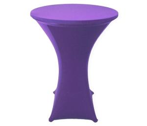 Statafel met rok paars