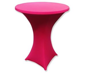 Statafel met rok roze