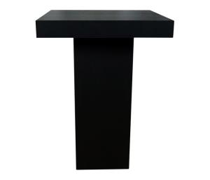 Statafel Milano zwart - 80x80cm