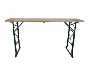 Bier-statafel verhoogd 220x70cm