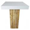 Statafel White & Wood - 80x80cm