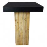 Statafel Black & Wood – 80x80cm