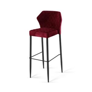 Barkruk Lou rood