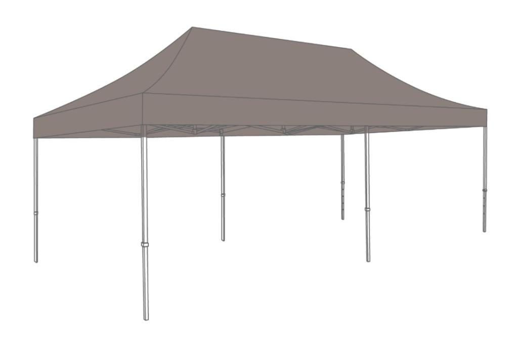 Partytent / Easy up – 8 x 4m – zand
