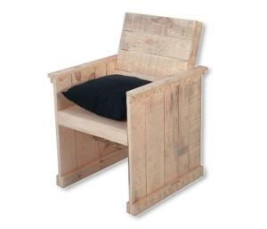 Fauteuil steigerhout