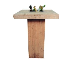 Statafel steigerhout incl. koelbak