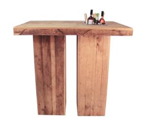 Statafel steigerhout 120x80cm met koelbak