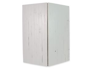 Scheidingswand Steigerhout wit - 2m