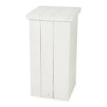 Barkruk steigerhout wit