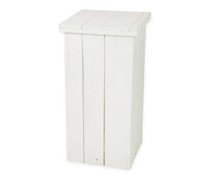 Barkruk steigerhout wit