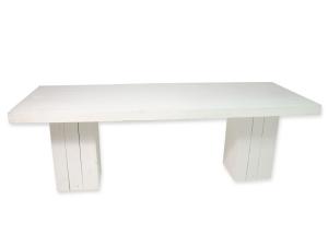 Dinertafel steigerhout wit 240x100cm