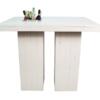 Statafel steigerhout wit 130x90cm met koelbak