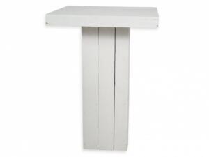 Statafel steigerhout wit 80x80cm