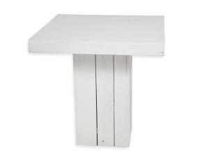 Dinertafel steigerhout wit 80x80cm