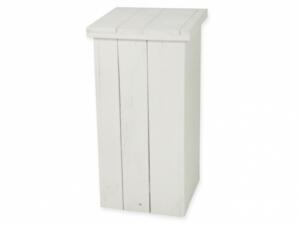 Zuil steigerhout wit - L
