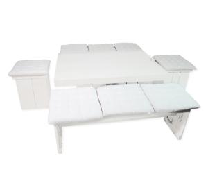 Set steigerhout wit basic