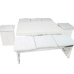 Set steigerhout wit basic