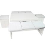 Set steigerhout wit basic