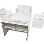 Set steigerhout wit deluxe
