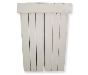 Spreekstoel steigerhout wit