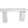 Statafel steigerhout wit 240x90cm