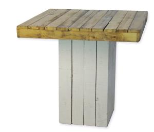 Dinertafel steigerhout mixed 80x80cm