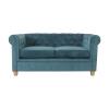 Chesterfield Bank Malibu Velours - Turquoise