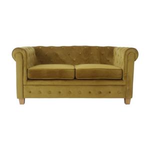 Chesterfield  Bank Malibu Velours - Okergeel