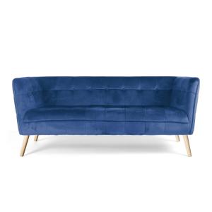 Bank Canape Velours - Blauw