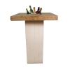Statafel steigerhout mixed 80x80cm met koelbak