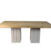 Dinertafel steigerhout mixed 180x80cm